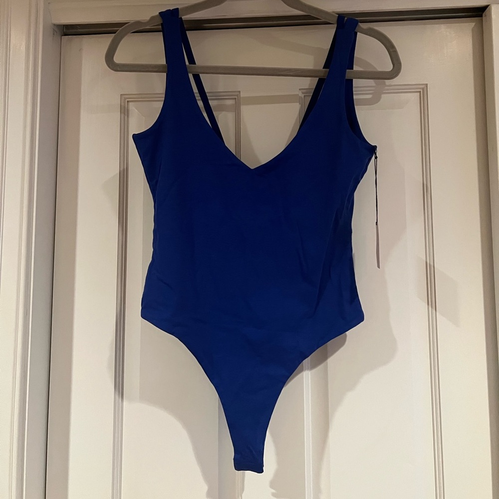 Superdown Revolve Blue Bodysuit